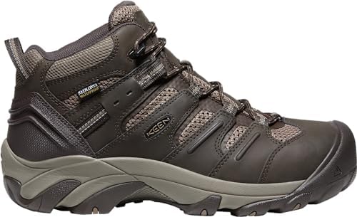 KEEN Utility Men's Lansing Mid Height Steel Toe Waterproof Work Boots