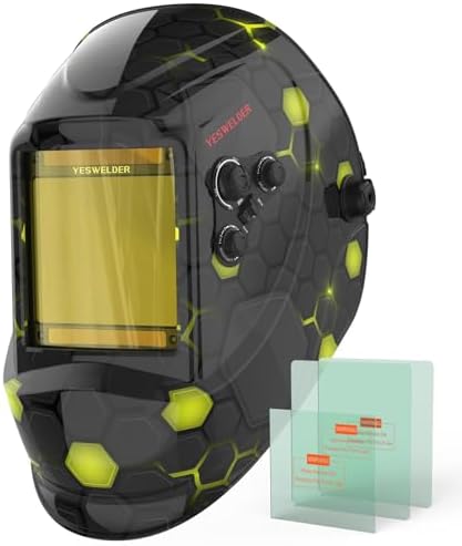 YESWELDER Auto Darkening Welding Helmet, Large View, LYG-M800H-A