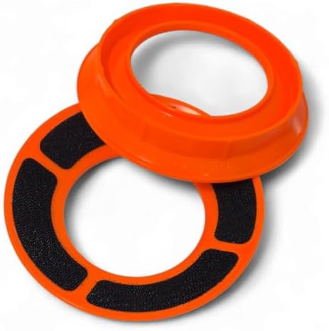 GripPadTG – Universal Sanding Pad Holder for Bowling Balls, 6-Pack | Open Pad System for 6" Pads | SurfaceSystemTG