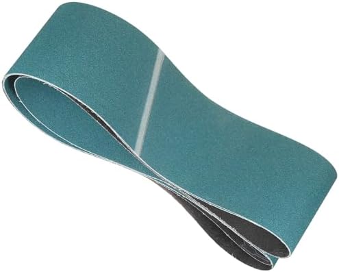 2 Pcs Sanding Belts 6 x 89 Inch 80 Grit Zirconia