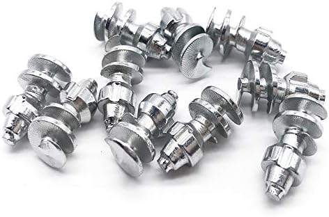 Screw in Tire Stud,Spikes for tire,Marrkey 100PCS Steel Body Carbide Tips [Security Anti-Skid] Wheel Tyre Snow Tire Spikes for Loaders Tractors Skid Steer Tires & Tracks MS1910(8 x 19mm)