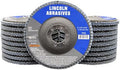 20 Pack Flap Discs 60 Grit 4.5" x 7/8" Sanding Discs