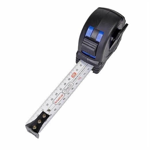 FastCap ProCarpenter True32 Metric Reverse Measuring Tape - Ideal for Professionals and Home Improvement - with Lever Action Belt Clip and Dual Locking System - 16' - 99953