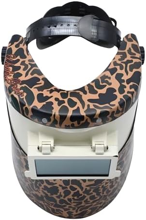 WoahBros Flip-Up Welding Helmet | Sugar Scoop Welding Hood | Fits 2x4 Cheater Lens (Not Included) | Duck Camo