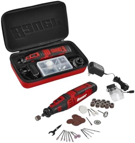 Cordless Rotary Tool Kit Variable Speed With 40 Accessories compatible with Bauer