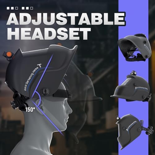 Auto-Darkening Welding Helmet, True Color, Shade 4/9-13