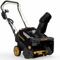 Poulan Pro Gas Snow Blower Single Stage 18 Inch with Electric Start, 190° Remote Chute Control, Lightweight, Compact