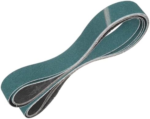 HARFINGTON 2 x 72 Inch Sanding Belts, 4 Pcs 40/60/80/120 Grit Zirconia Abrasive Belt Sander File Belt for Woodworking, Metal Polishing, Knife Sharpener