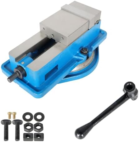 4 Inch Accuracy Mill Vise with 360 Degree Swiveling Base