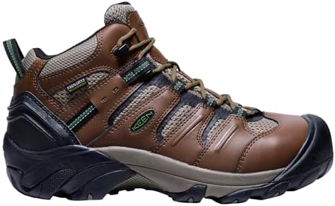 KEEN Utility Men's Lansing Mid Height Steel Toe Waterproof Work Boots