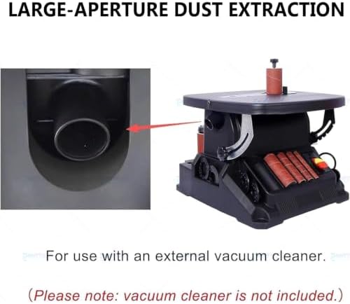 Oscillating Spindle Sander,450W 2-in-1 Woodworking Machine