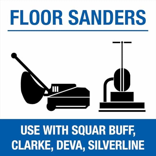 Mercer Industries 418080 Silicon Carbide 12" x 18" Floor Sanding Sheets, 80 Grit (20 pack)