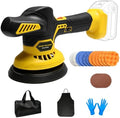 6" Cordless Rotary Car Buffer Polisher for Dewalt 20V MAX Batteries