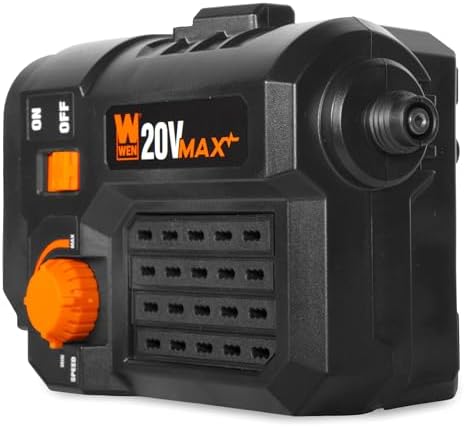 WEN 20V Max Cordless Variable Speed Rotary Tool Station with Flex Shaft and 40 Accessories (Tool Only – Battery Not Included) (20923BT)