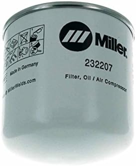 Miller 232207 Filter, Oil Air Compressor