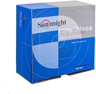 Sunmight Film 6" 400G PSA No Hole Disc, 01316, 100 Discs