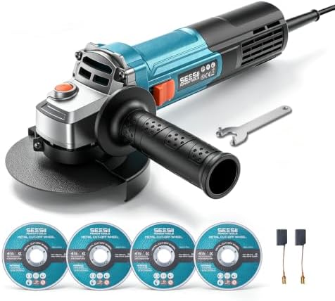 SEESII Angle Grinder 4-1/2 inch, 1200W Power Electric Grinder Tools