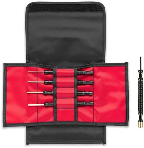 HIT Tool - Spring Punch Pin Set - Four Tip Sizes - Brass