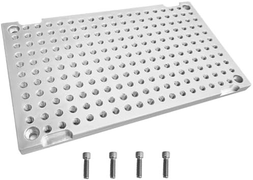 6" x 10" x 1/2" MIC7 Aluminum Fixture/Sacrificial Plate, Mini Pallet