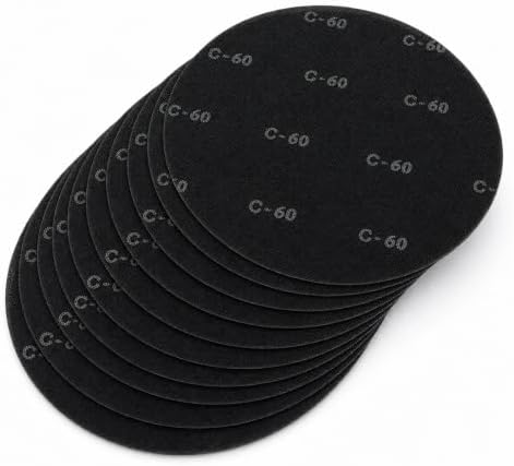 17 Inch Sanding Screen Discs, 60 Grit for Heavy Stripping, 10 Pack