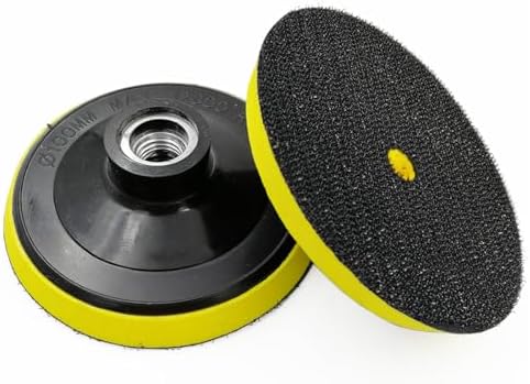 SHDIATOOL 4-Inch Backer Pad Backing pad of Foam Plastic Body with 5/8-Inch-11 Thread for Diamond Polishing Pads Pack of 2