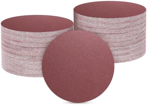 HARFINGTON 5 Pcs 2 Inch Sanding Discs 180 Grit Red Aluminum Oxide