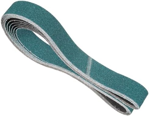 6 Pcs Sanding Belts 2-1/2 x 60 Inch 24 Grit Zirconia