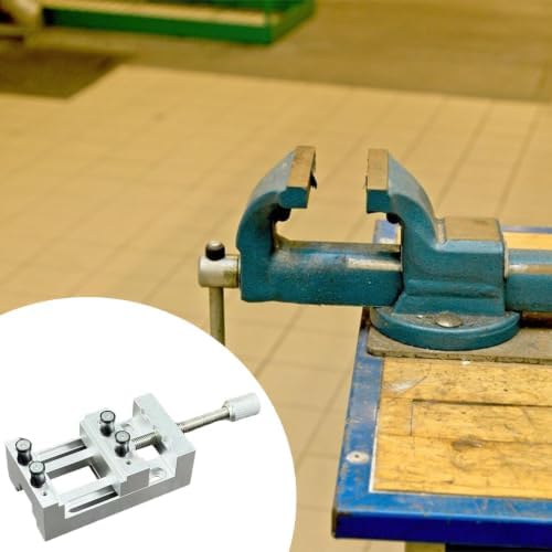 Mini Bench Vise Clamp Sturdy Metal Table Vise Small Vice Hand Tool Multipurpose Clamping Device Suitable for Filing Gluing Cutting Assembly Tasks