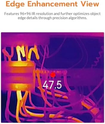 GT14S Thermal Imaging Camera with Edge Enhancement, Thermometer Mode