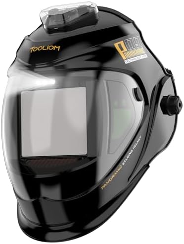 TOOLIOM Auto-Darkening True Color Welding Helmet with LED Work Light