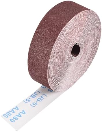 Sandpaper Roll 2Inch 79FT 80Grit Aluminum Oxide Emery Cloth Roll