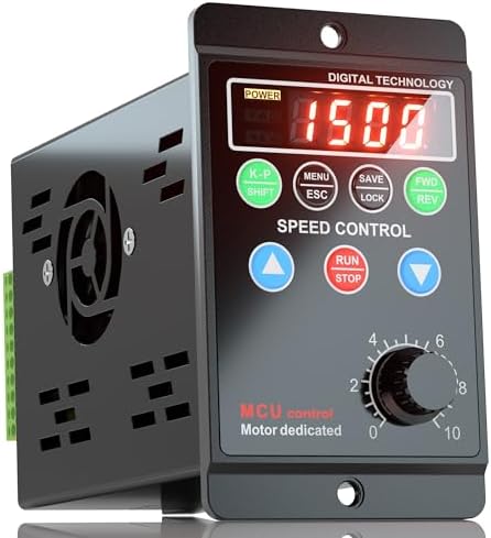 Generic 750W 1HP VFD, AC 110-220V Variable Frequency Drive, Single Phase to 3 Phase Converter for Speed Control of Spindle Motor, Lathe Motor, HVAC System, CNC Machine, Milling Machine More