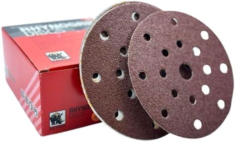 Buy Indasa Rhynogrip Redline 6" 9-Hole Vacuum Sanding Discs, 690 Series 80