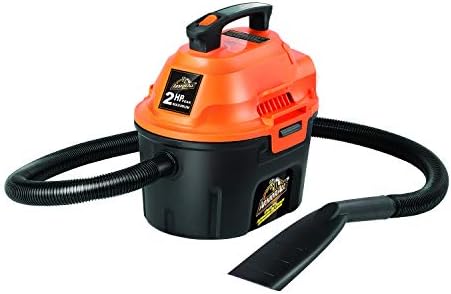 Armor All, AA255, 2.5 Gallon 2 Peak HP Wet/Dry Utility Shop Vacuum, Orange