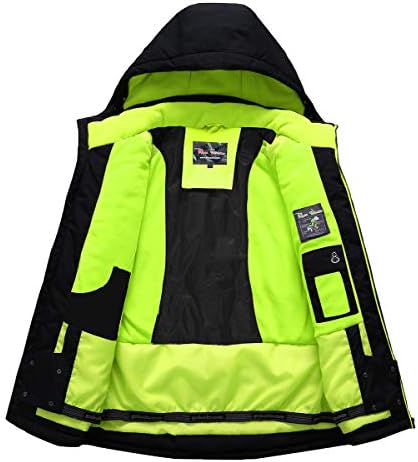 PHIBEE Big Boy's Waterproof Breathable Snowboard Ski Jacket