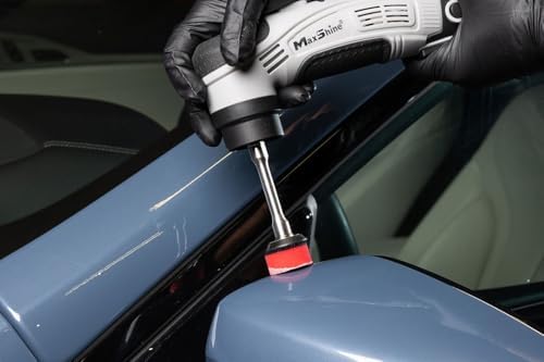 Maxshine M0312 V2 Cordless Mini Polisher Extension Shaft – 3" Stainless Steel Extender for Rotary Polisher – Fits Maxshine Mini Polisher 1/4"-28 Thread Detailing Tool for Cars, Trucks & Boats