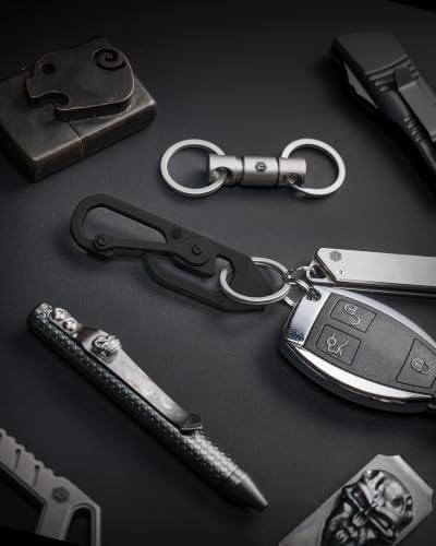 KeyUnity Titanium Carabiner Keychain Multitool Tool