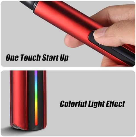Reciprocating Detail Sander with 8pcs Sanding Head 3 Speed Adjustable Colorful Cordless USB Charging Electric Pen Sander with 12 Sheet Self-Adhesive Sandpaper and Storage Box