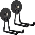 ULIBERMAGNET Strong Magnetic Ultimate Hooks,Large Magnet with Hooks for Heavy Duty Tools,Jig Saw,Hose, 2 Pack Heavy Duty Magnetic Hooks for Hammer Drill,Circular Saw,Garden Tool(3.46inch/Black)