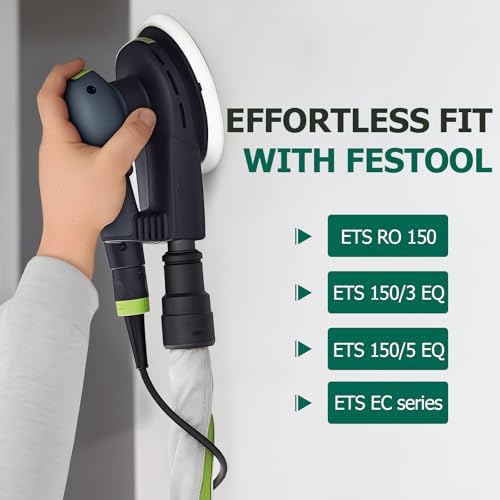 6" 220 Grit Sanding Discs, 49-Hole Hook & Loop for Festool Sanders, 100 Pcs
