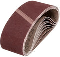 HARFINGTON 3 x 21 Inch Sanding Belts, 8 Pcs 180 Grits Aluminum Oxide