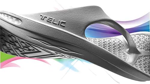 Telic Unisex Adult Energy Flip Flop Arch Support Cushioned Sandals