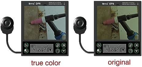 Antra Digital Auto Shade Darkening Welding Helmet DP8-G - True Color TOP Optical Class 1/1/1/1, Wide Shade Range 4/5-14 w Shade Lock, Low TIG Rating 2A - Precision Protection for Welding Excellence