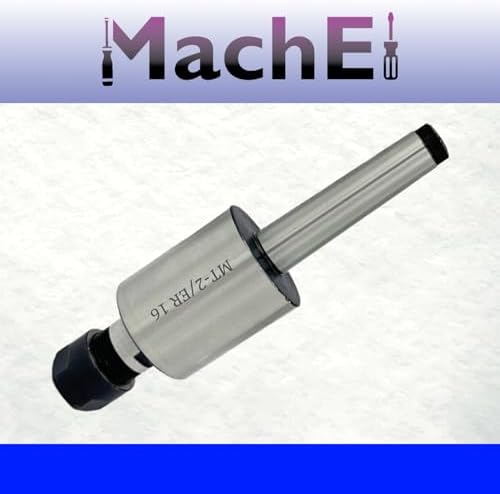 MachEl MT2 Shank Rotary Broach with ER16 Adaptor & Set of 7 Hex Broaches for Versatile Machining Applications