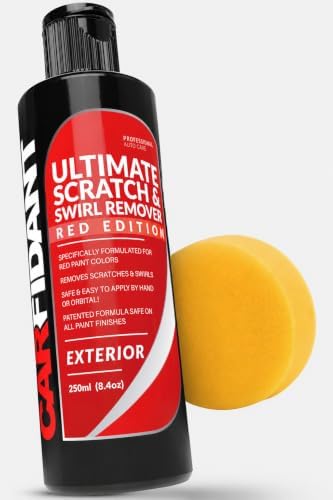 Carfidant Red Scratch & Swirl Remover Polish for Red Cars & Restorer