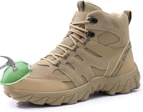 Steel Toe Boots for Men Work Indestructible Safety Boots