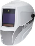 Eastwood L6700 Large View MIG TIG Auto Darkening Welding Helmet Matte White with LED Light