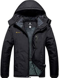 GEMYSE Men's Winter Ski Jacket Waterproof Snow Coat with Detachable Hood