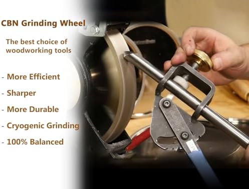 Mega Square CBN Grinding Wheel 8 inch 1000 Grit,1.5 inch Wide