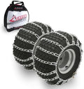 The ROP Shop Pair of 2 Link Tire Chains 18x6.5x8